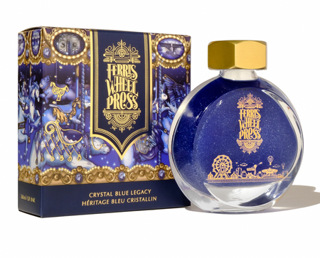 Ferris Wheel Press Crystal Blue Legacy Calligraphy Ink. Available for sale in Singapore at Drawing Etc. Art Supplies.