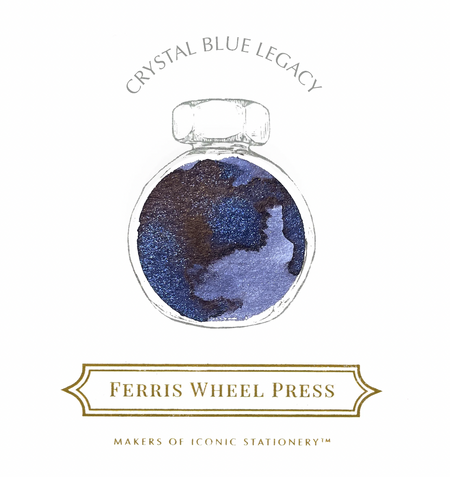 Ferris Wheel Press Crystal Blue Legacy Calligraphy Ink. Available for sale in Singapore at Drawing Etc. Art Supplies.
