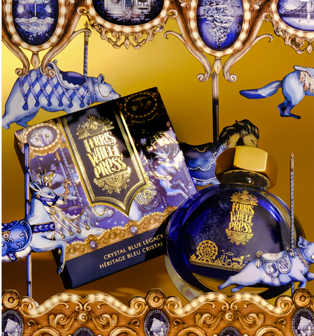 Ferris Wheel Press Crystal Blue Legacy Calligraphy Ink. Available for sale in Singapore at Drawing Etc. Art Supplies.