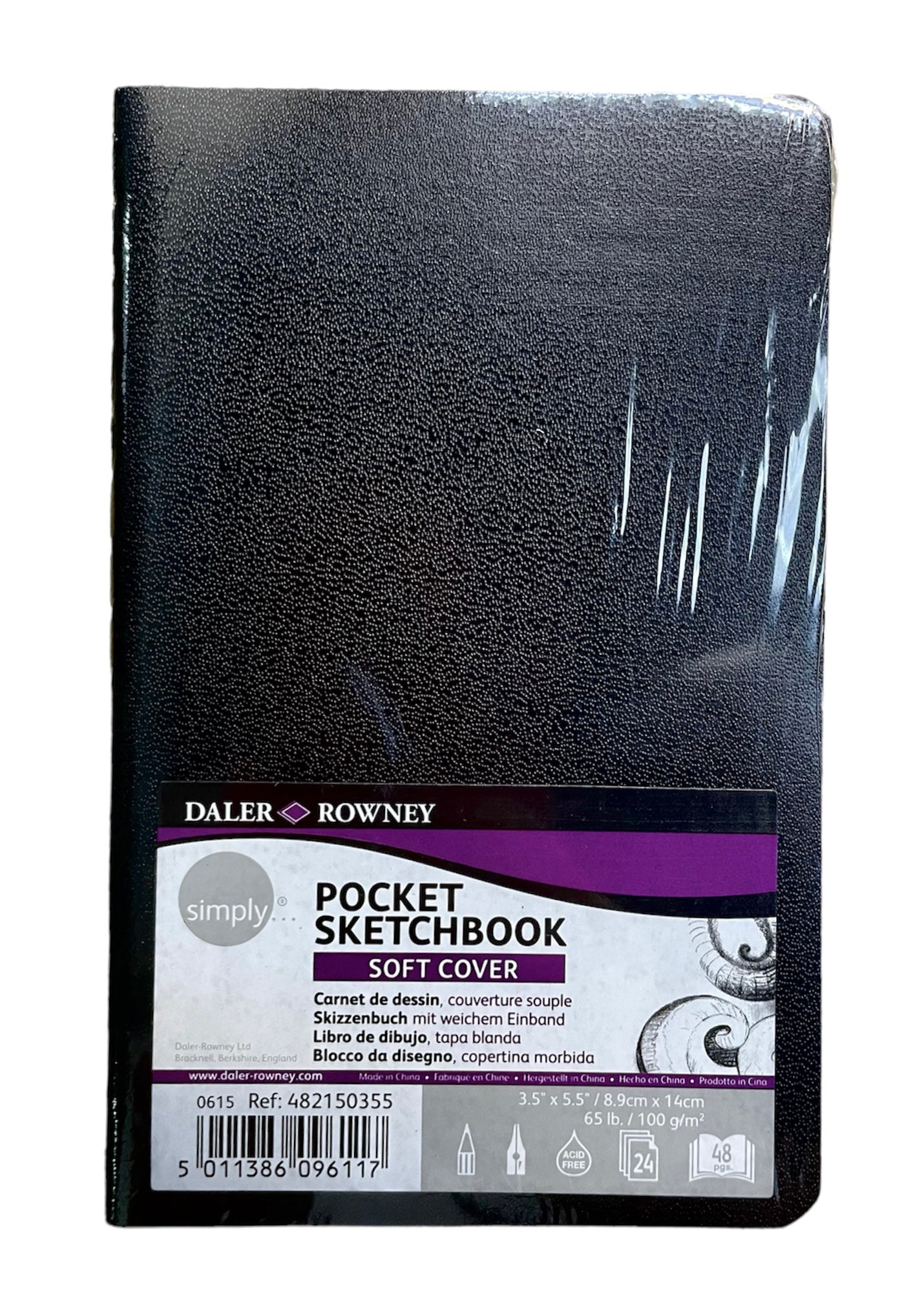 Daler Rowney Simply Pocket Sketchbook (Soft Cover) by Daler Rowney