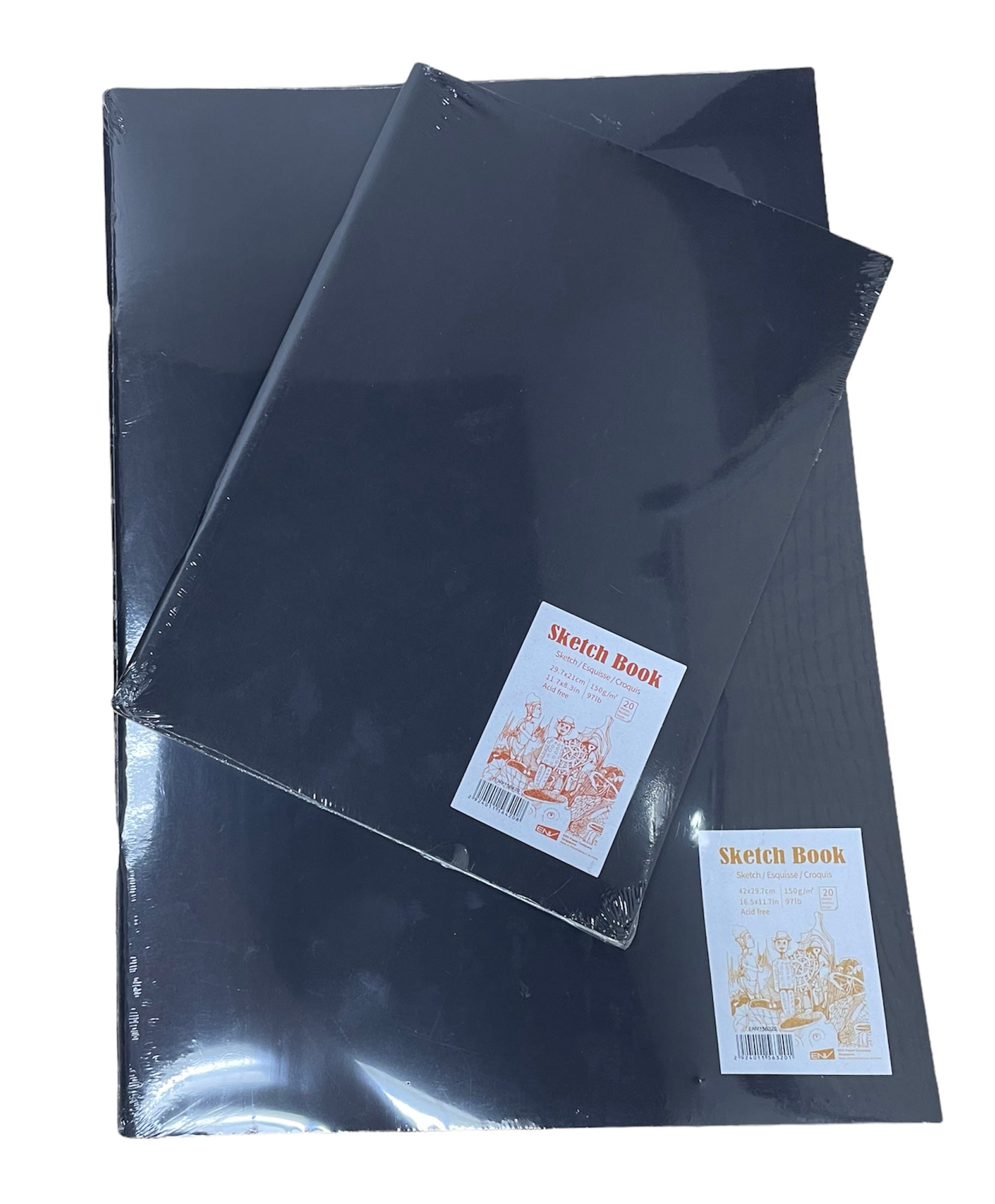 ENV SOFTCOVER SKETCHBOOK A4 & A3 20S drawingetc