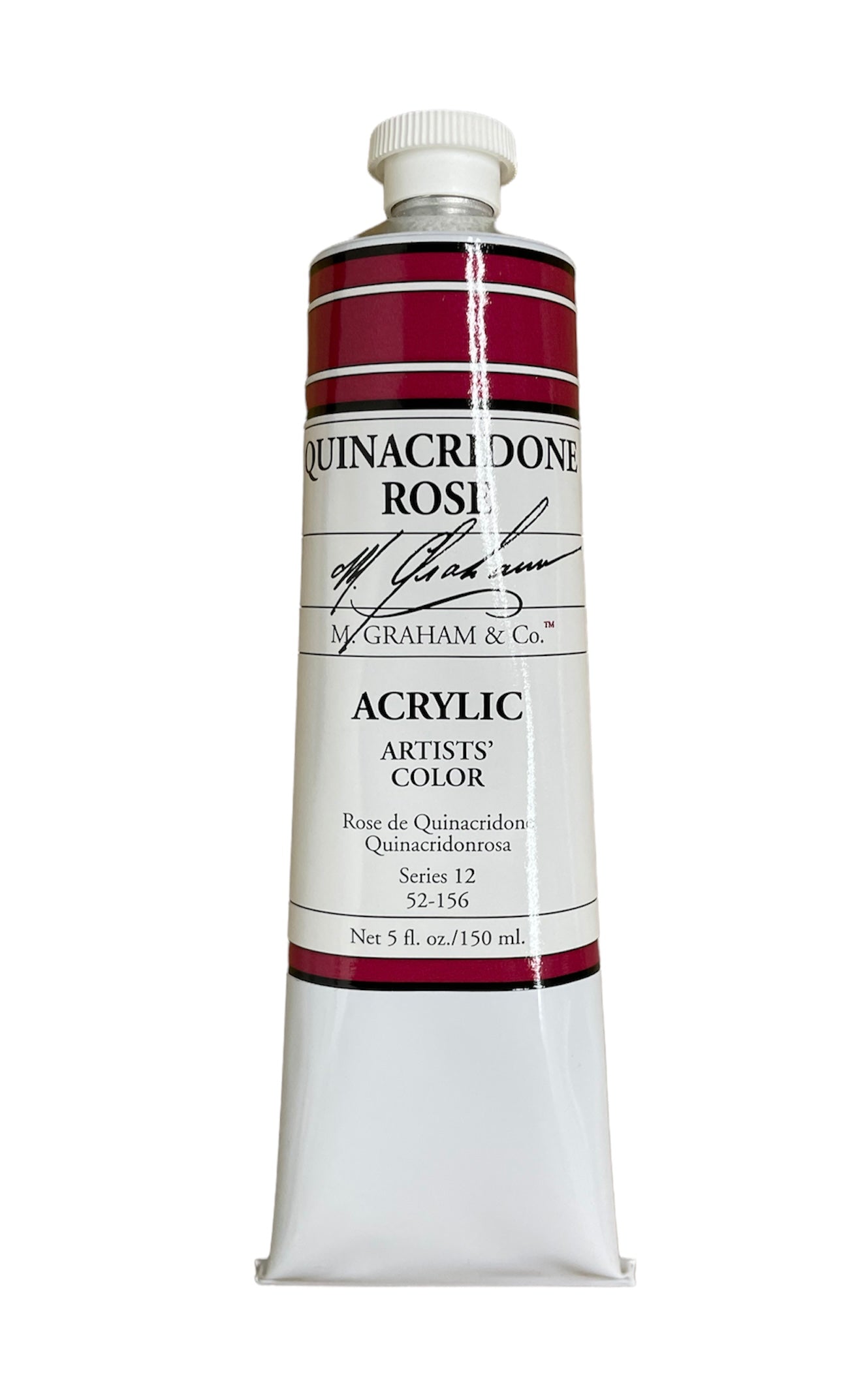 M. Graham Acrylic Quin Rose in 150ml. Available in Drawing Etc. Art Supplies store, Singapore