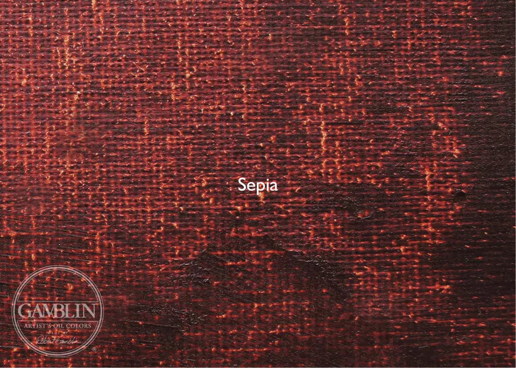 Gamblin Printmaking Relief Ink. Sepia. Available for sale in Singapore.