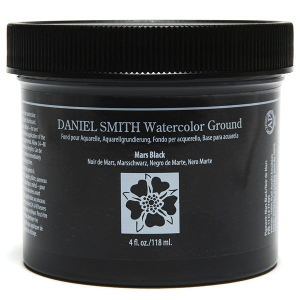 DANIEL SMITH WATERCOLOR GROUND - Mars Black. 4OZ