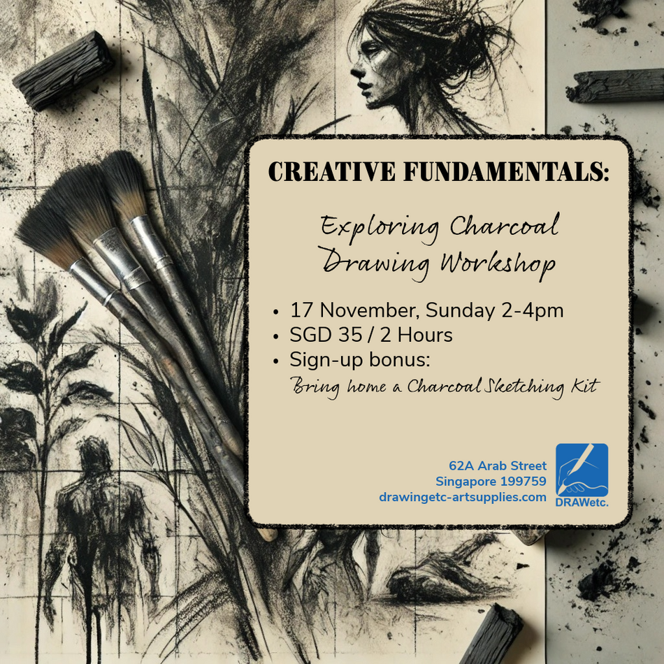 Creative Fundamentals: Exploring Charcoal Drawing [17 Nov]