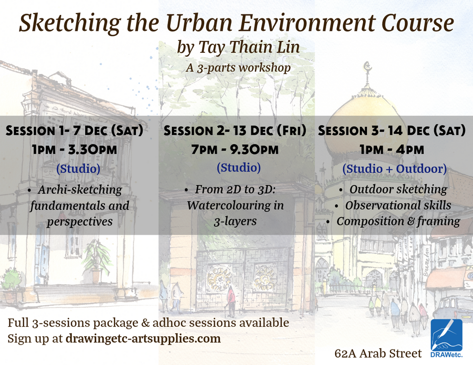 Sketch, See & Paint: Sketching the Urban Environment Course