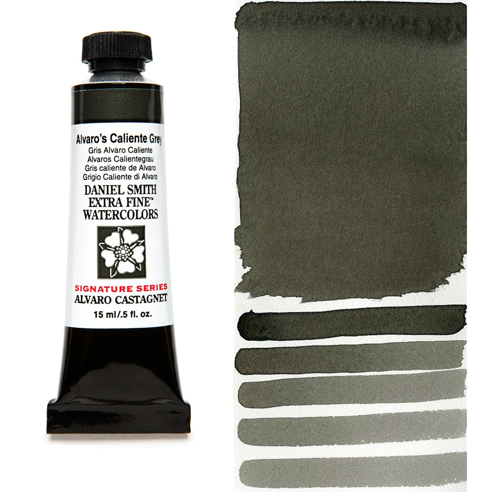 Daniel Smith Watercolor Alvaro's Caliente Grey. Available for sale in Singapore at Drawing Etc. Art Supplies,