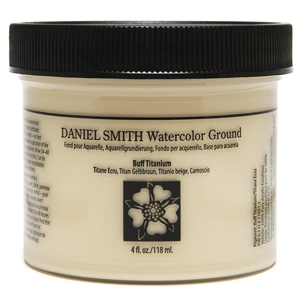 DANIEL SMITH WATERCOLOR GROUND - Buff Titanium, 4OZ