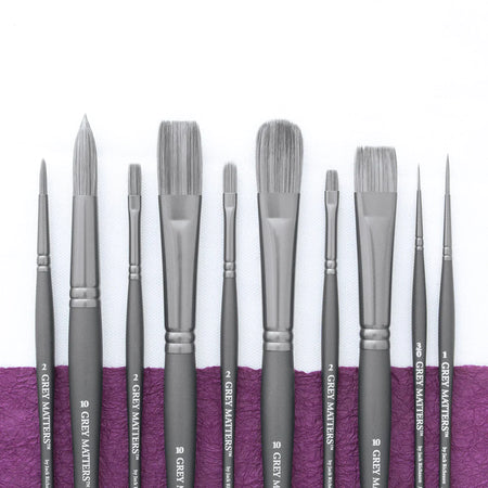 Jack Richeson Grey Matters Oil Painting Brushes. Available for sale in Singapore, Drawing Etc. Art Supplies.