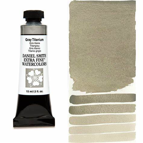 Daniel Smith Watercolor Gray Titanium. Available for sale in Singapore at Drawing Etc. Art Supplies,