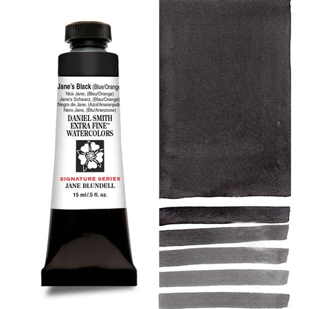 Daniel Smith Watercolor Jane's Black. Available for sale in Singapore at Drawing Etc. Art Supplies,