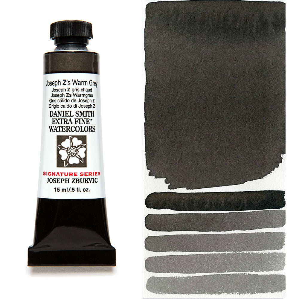 Daniel Smith Watercolor Joseph Z's Warm Grey. Available for sale in Singapore at Drawing Etc. Art Supplies,