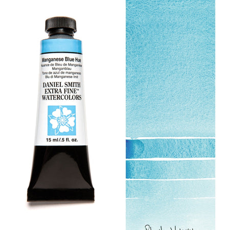 Daniel Smith Watercolor Manganese Blue Hue. Available for sale in Singapore at Drawing Etc. Art Supplies.