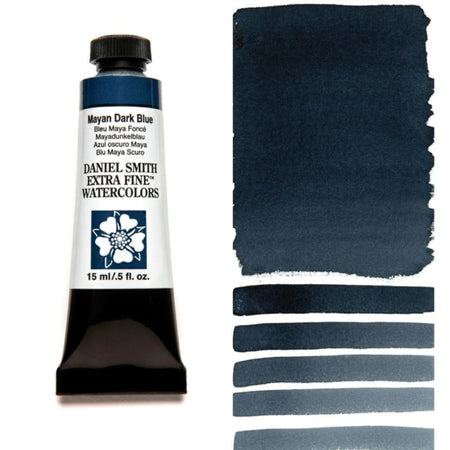 Daniel Smith Watercolor Mayan Dark Blue. Available for sale in Singapore at Drawing Etc. Art Supplies,