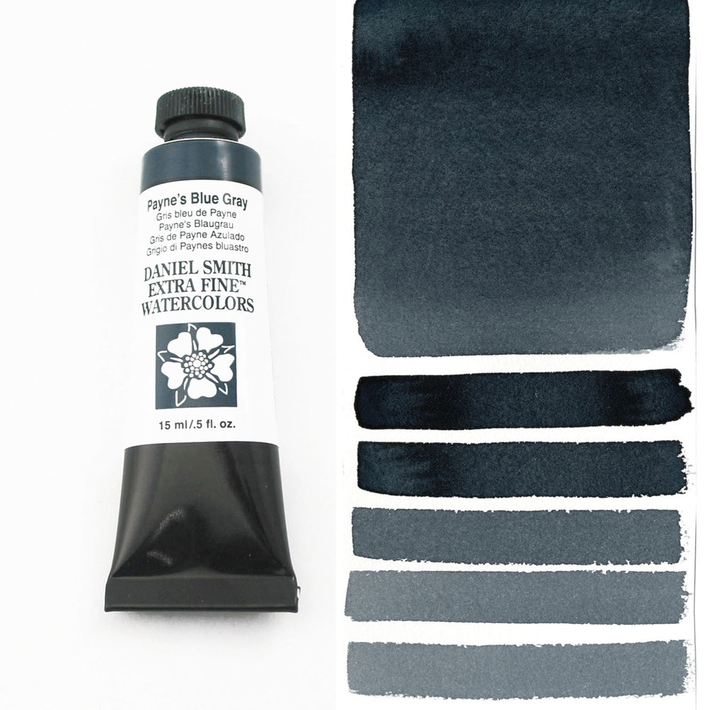 Daniel Smith Watercolor Payne's Blue Gray. Available for sale in Singapore at Drawing Etc. Art Supplies,