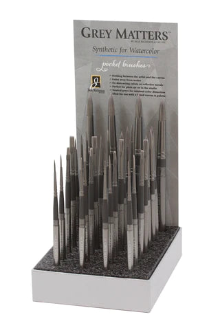 Jack Richeson Grey Matters Pocket Travel Brush. Available for sale in Singapore, Drawing Etc. Art Supplies.