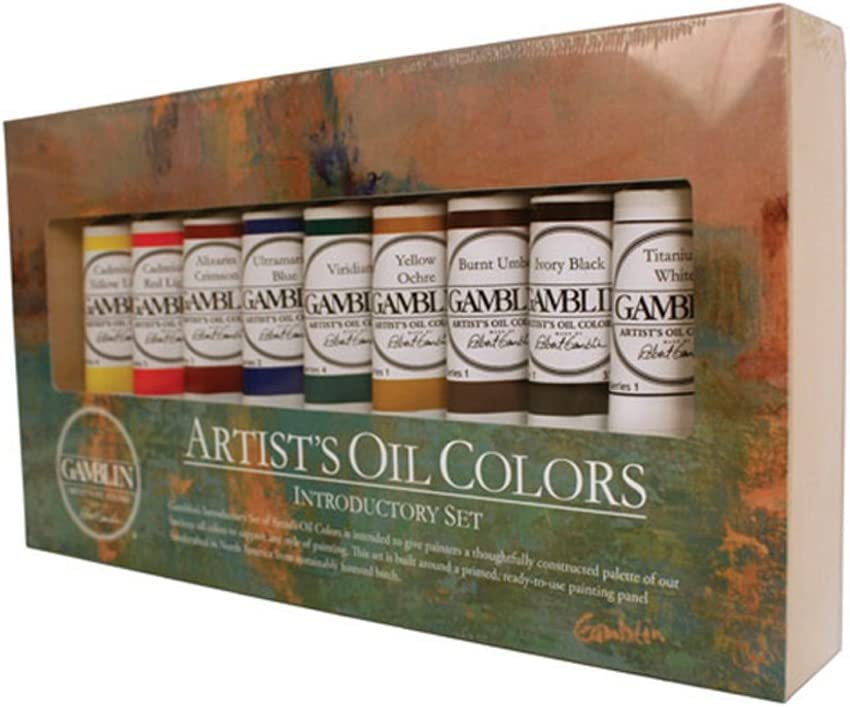 Gamblin Artist's Oil Colors Introductory Set. Available in Drawing Etc. Art Supplies store in Singapore.