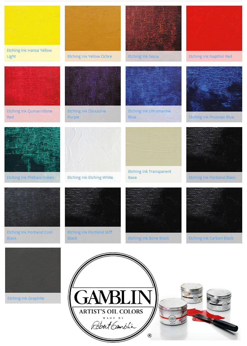 Gamblin Colors Printmaking Etching ink