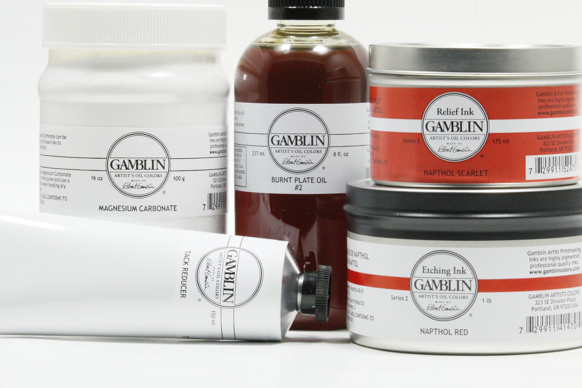 Gamblin Colors Printmaking Etching Ink. Available for sale in Singapore.