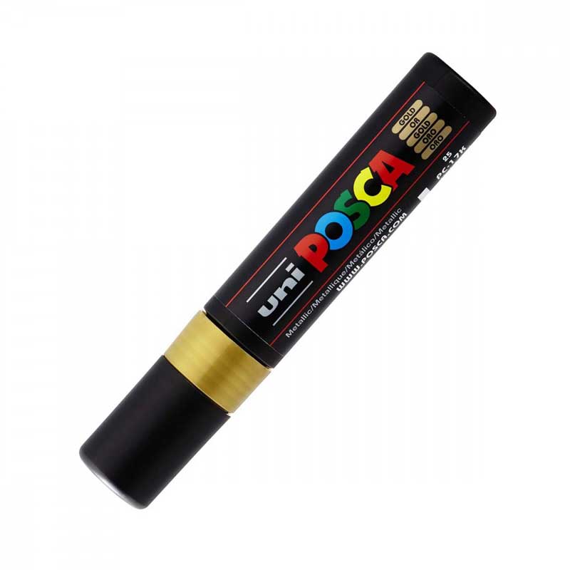 Extra-Broad Tip Posca marker Gold for sale in Singapore Art Store. 