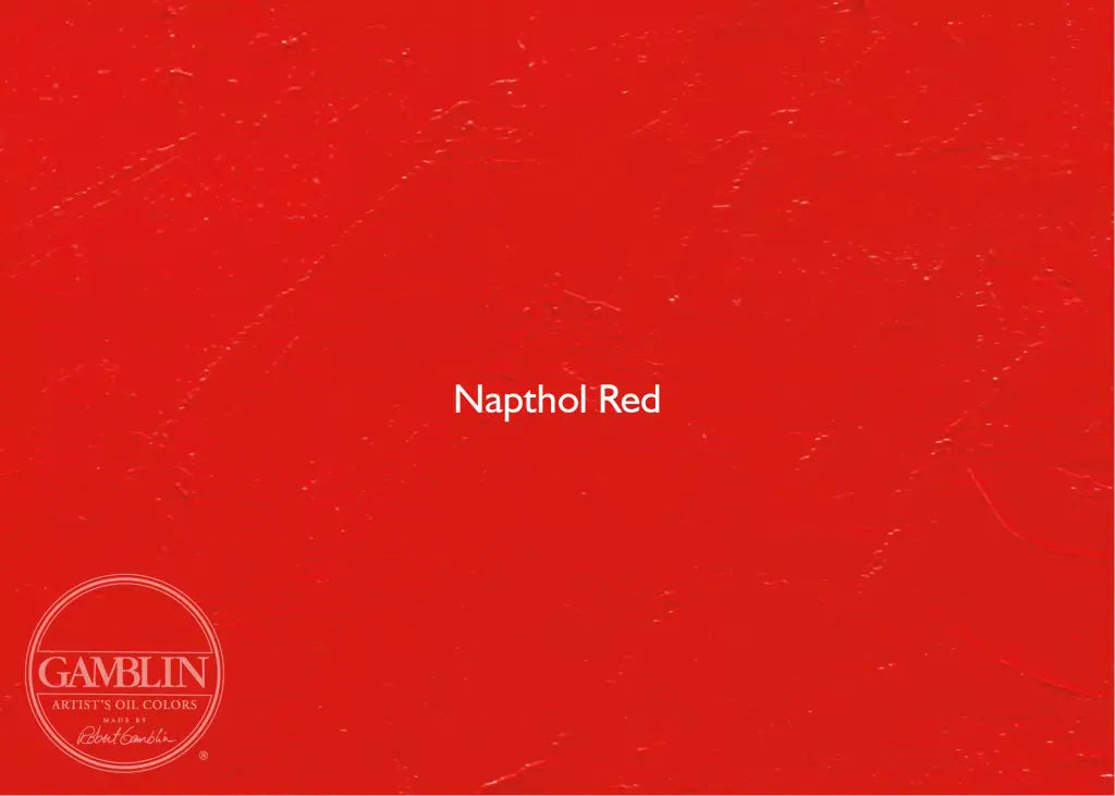 Gamblin Colors Printmaking Etching Ink Napthol Red. Available for sale in Singapore.