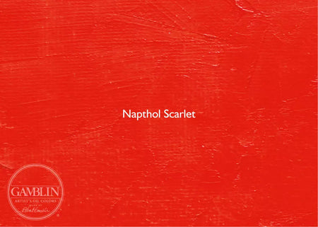 Gamblin Printmaking Relief Ink, Napthol Scarlet. For sale in Singapore.