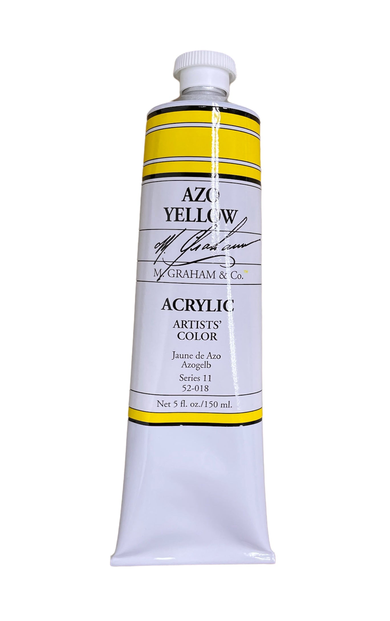 M. Graham Azo Yellow 150ml. Available in Drawing Etc. Art Supplies store, Singapore