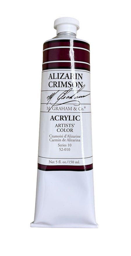 M. Graham Acrylic Alizarin Crimson in 150ml. Available in Drawing Etc. Art Supplies store, Singapore