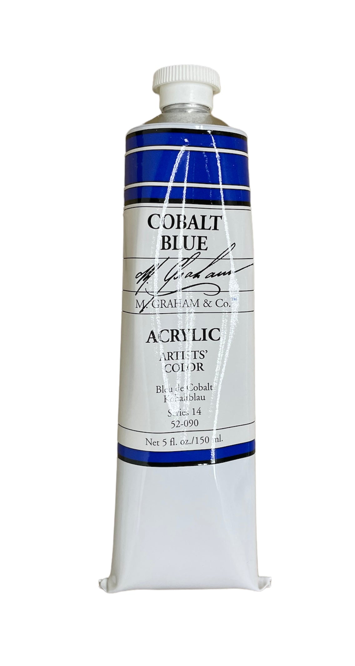 M. Graham Acrylic Cobalt Blue  in 150ml. Available in Drawing Etc. Art Supplies store, Singapore