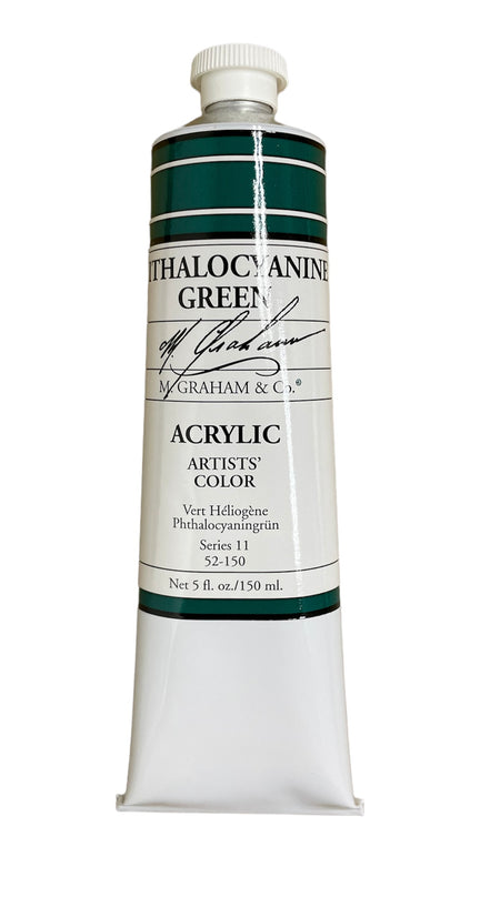 M. Graham Acrylic PTHALO GREEN in 150ml. Available in Drawing Etc. Art Supplies store, Singapore