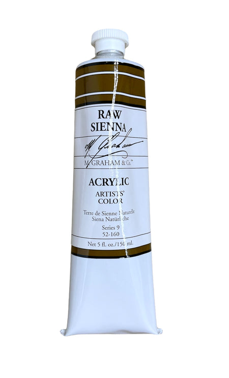 M. Graham Acrylic RAW SIENNA in 150ml. Available in Drawing Etc. Art Supplies store, Singapore