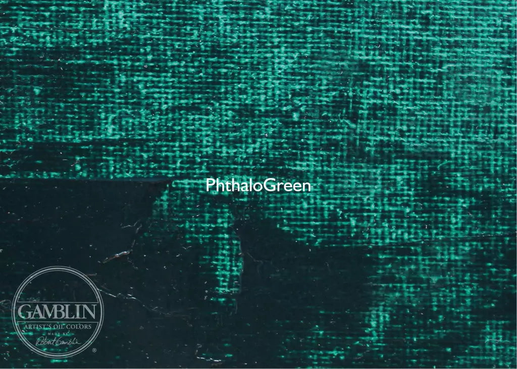 Gamblin Printmaking Relief Ink. Phthalo Green. Available for sale in Singapore.