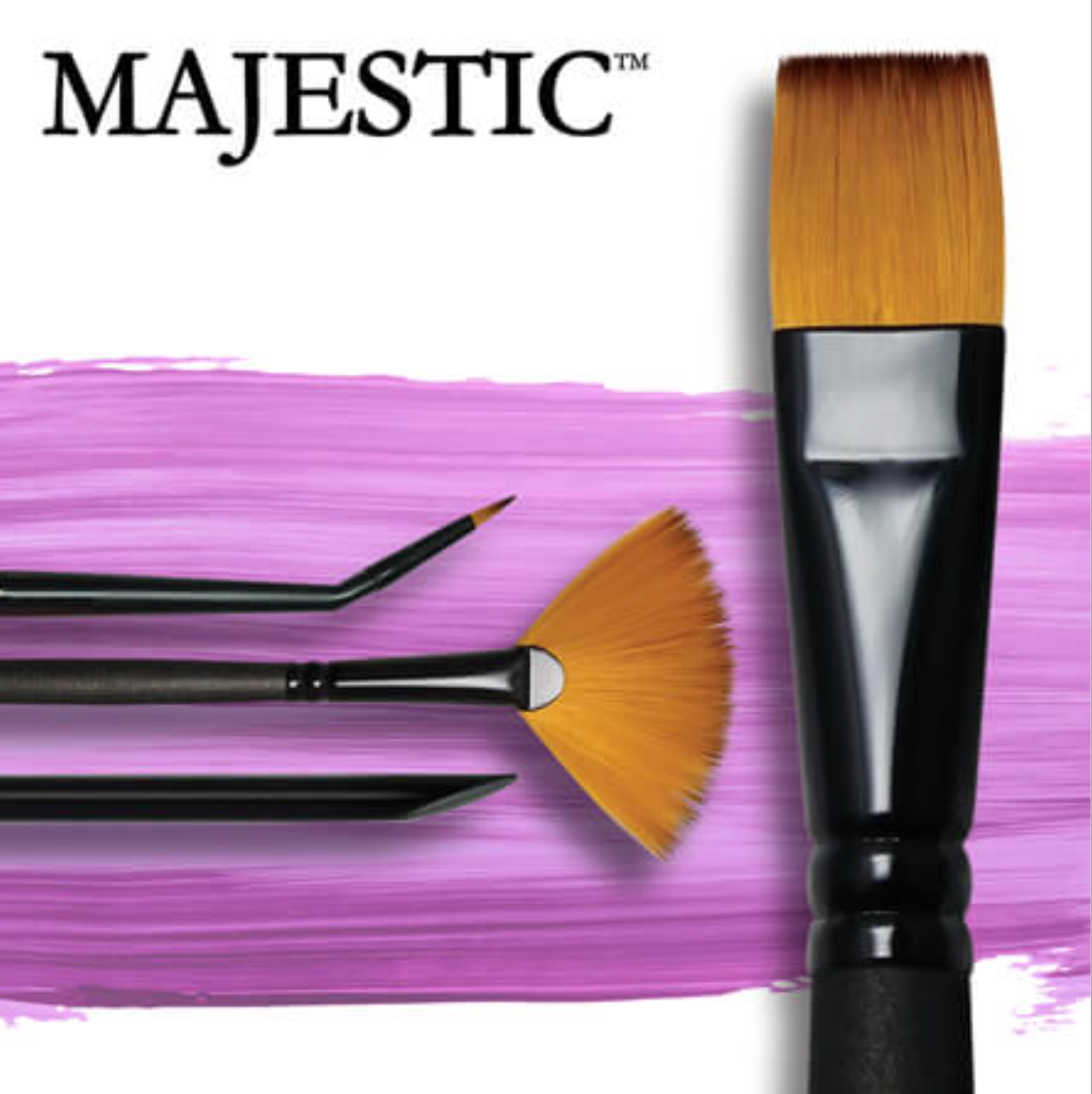 Royal and Langnickel Mini Majestic miniature brush for all media. Available for sale in Singapore.