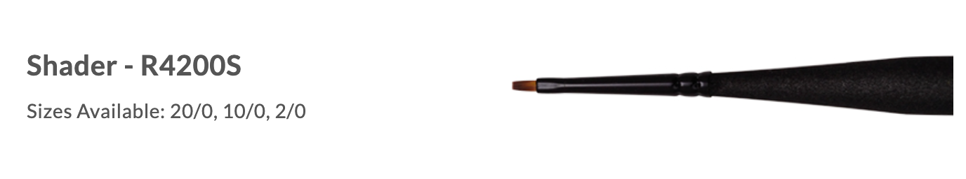 Royal and Langnickel Mini Majestic miniature Shader brush for all media. Available for sale in Singapore.