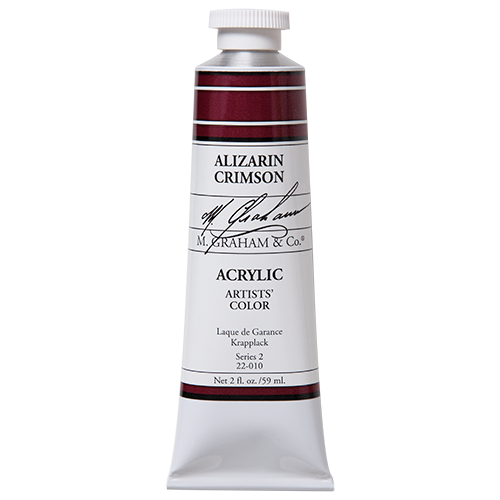M Graham Alizarin Crimson in 59ml. Available in Drawing Etc. Art Supplies store located in Singapore.