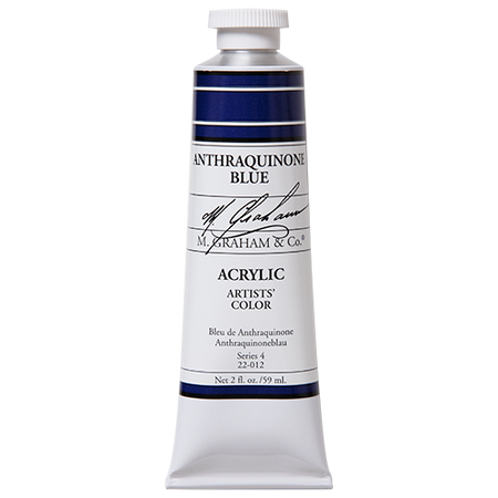M Graham Anthraquinone Blue in 59ml. Available in Drawing Etc. Art Supplies store located in Singapore.