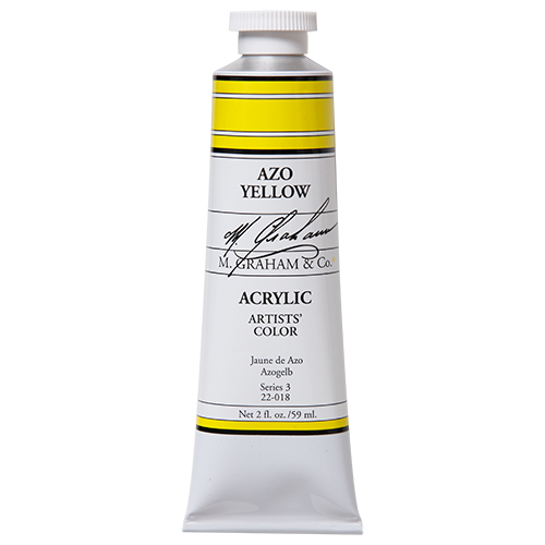 M Graham Azo Yellow in 59ml. Available in Drawing Etc. Art Supplies store located in Singapore.