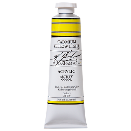 M Graham Cadmium Yellow Light in 59ml. Available in Drawing Etc. Art Supplies store located in Singapore.