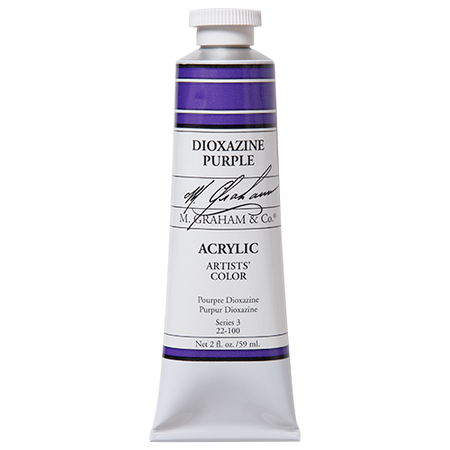 M Graham Dioxazine Purple in 59ml. Available in Drawing Etc. Art Supplies store located in Singapore.