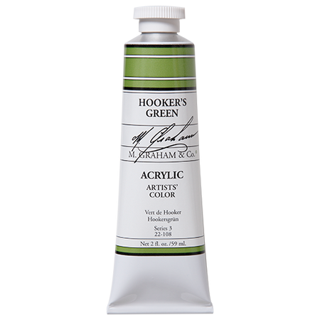 M Graham Hooker's Green in 59ml. Available in Drawing Etc. Art Supplies store located in Singapore.