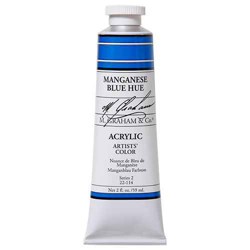M Graham Manganese Blue Hue in 59ml. Available in Drawing Etc. Art Supplies store located in Singapore.