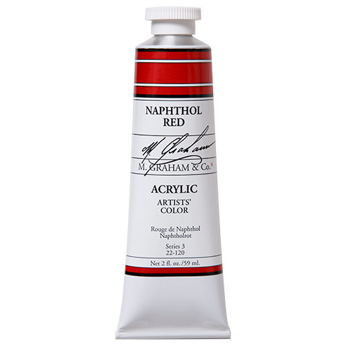 M Graham Napthol Redin 59ml. Available in Drawing Etc. Art Supplies store located in Singapore.