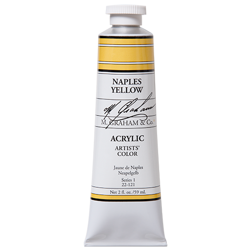 M Graham Naples Yellow in 59ml. Available in Drawing Etc. Art Supplies store located in Singapore.