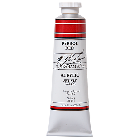 M Graham Pyrrol Red in 59ml. Available in Drawing Etc. Art Supplies store located in Singapore.