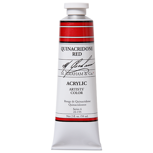 M Graham Quinacridone Red in 59ml. Available in Drawing Etc. Art Supplies store located in Singapore.