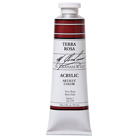 M Graham Terra Rosa in 59ml. Available in Drawing Etc. Art Supplies store located in Singapore.