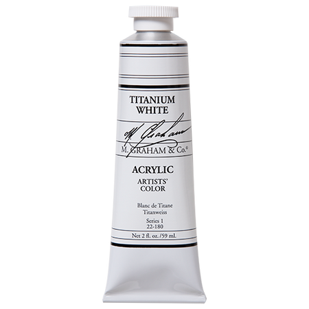 M Graham Titanium White in 59ml. Available in Drawing Etc. Art Supplies store located in Singapore.