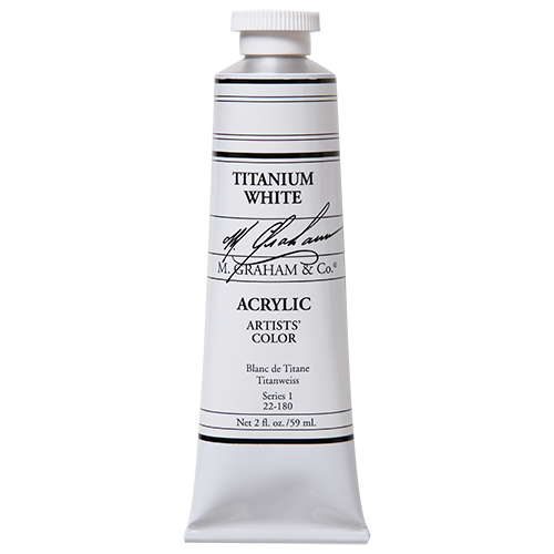 M Graham Titanium White in 59ml. Available in Drawing Etc. Art Supplies store located in Singapore.