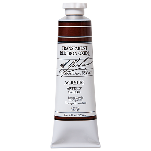 M Graham Transparent Red Iron Oxide in 59ml. Available in Drawing Etc. Art Supplies store located in Singapore.