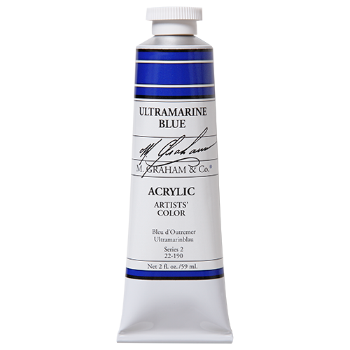 M Graham Ultramarine Blue in 59ml. Available in Drawing Etc. Art Supplies store located in Singapore.